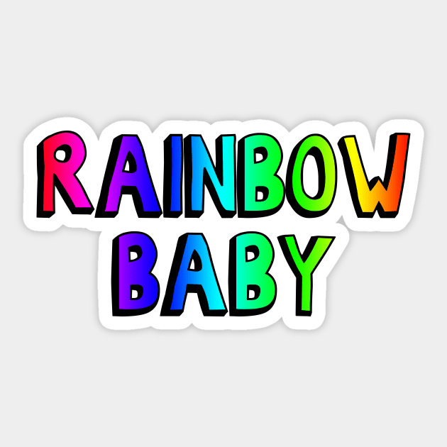 Rainbow Baby (Version 2) Sticker by midwifesmarket